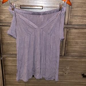 grey Victoria’s Secret tank and sleep short set - M